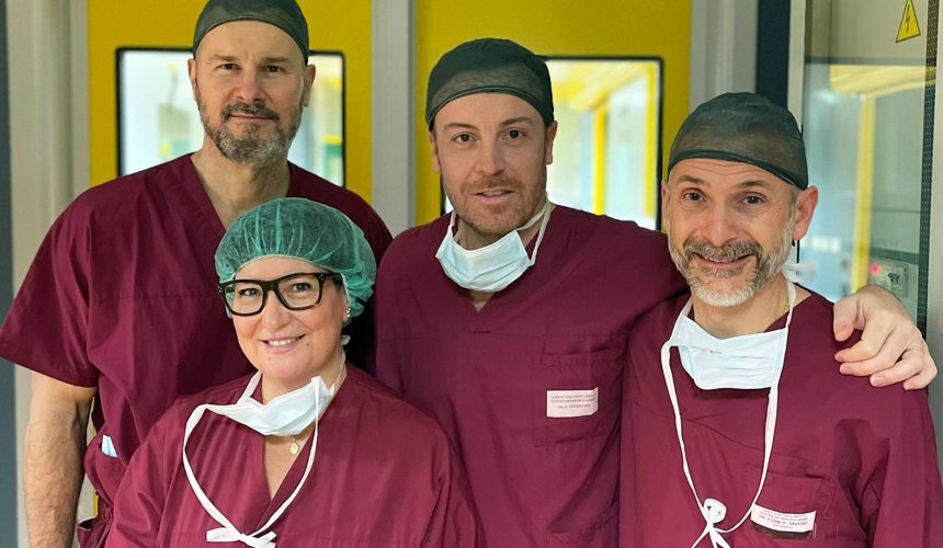 I colleghi dell’ospedale Galeazzi alla Clinica Lami